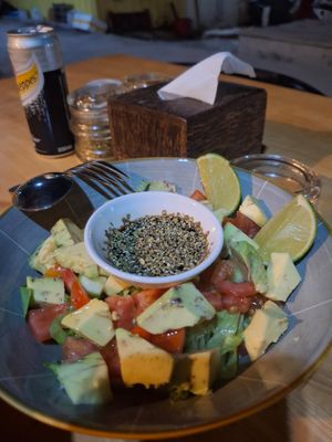 Avocado salad at Sunny Turkish Fast Food in Koh Rong