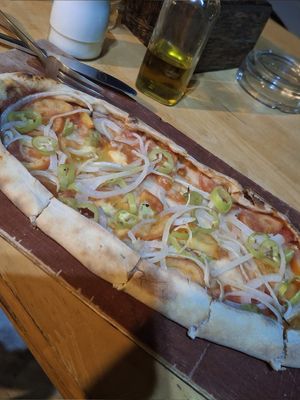 Vegan pide at Sunny Turkish Fast Food in Koh Rong