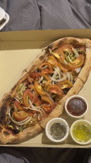 Vegan Pide  at Sunny Turkish Fast Food in Koh Rong