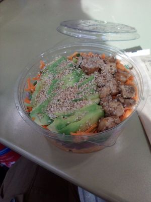 Tofu bowl at ATH - Taf Handcrafted Coffee in Athens