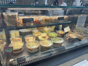 Whole vegan cabinet  at ATH - Taf Handcrafted Coffee in Athens