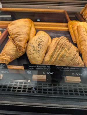 Vegan pie at ATH - Taf Handcrafted Coffee in Athens