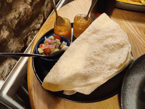Poppadoms at The Ram Inn bussage in Stroud