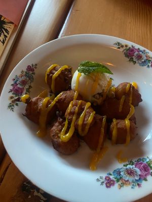 Pakora Banana at JUNE in Beaverton