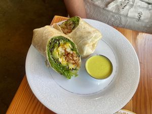 Tempeh Wrap at JUNE in Beaverton
