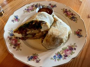 reminiscent of a burrito...  at JUNE in Beaverton