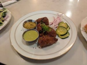 Drumsticks (gobi sauce) at JUNE in Beaverton