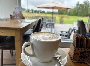 Oat latte 😍  at Olivia's Tearoom in York