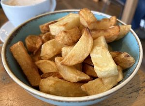 Chips 🤤  at Olivia's Tearoom in York