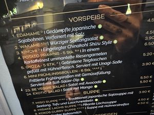 menu  at Shizu Japanisches Restaurant in Bad Neustadt An Der Saale