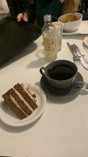 Gluten free banana and pecan cake   at Lady Lever Art Gallery in Bebington