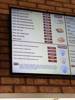 Menu  at Abel's Bagels in Las Vegas