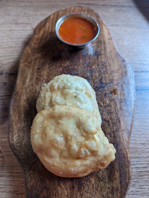 Complimentary bread at El Nacional  in Panama City
