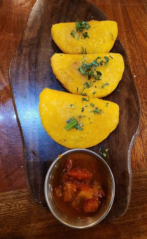 Soy filled empanadas at El Nacional  in Panama City