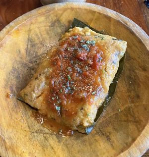 Tamal Vegetariano  at El Nacional  in Panama City