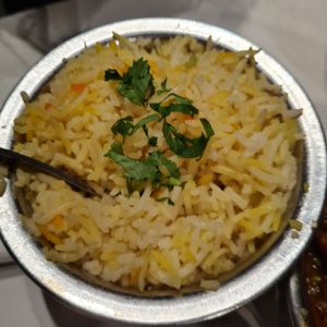 Basmati rice at Chutney Ivy in Leicester