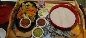 Gemüse Fajitas at Stars and Stripes in Opfikon