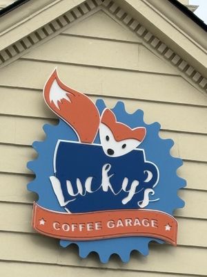   at Lucky's Coffee Garage in Lebanon