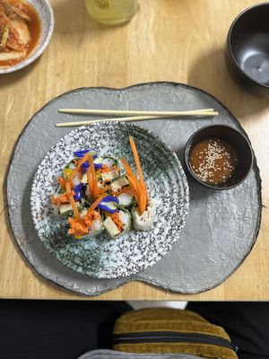 Spring rolls  at Hotpot Panda in Chiang Mai