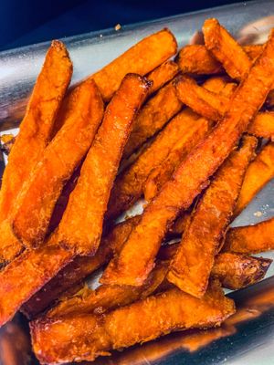 Sweet Potato Fries at Planted Foods Express in Ofallon