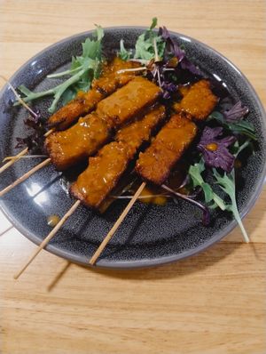 Satay skewers at Bite Me in North Hobart
