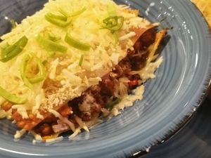 Lasagne at Green Planet Dinner   in Gran Canaria