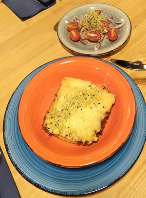 Vegan Meatloaf at Green Planet Dinner   in Gran Canaria