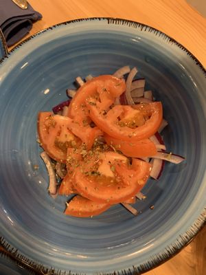 Salat...  at Green Planet Dinner   in Gran Canaria