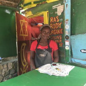 Keshena at Ras Rody's in Negril