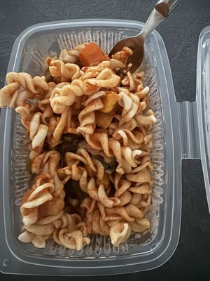 Vegan pasta with veg sauce - edible but not amazing   at L'Ora della Pasta in Como