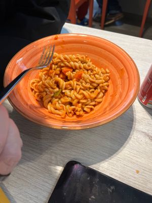 Pasta and tomato saucee  at L'Ora della Pasta in Como