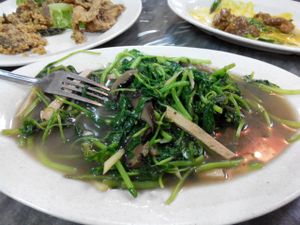 Chinese vegetables at One Stop Restaurant Vegetarian in Bandar Setia Alam