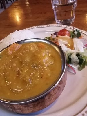 Vegan korma for lunch at Holy Cow - Södermannagatan in Stockholm