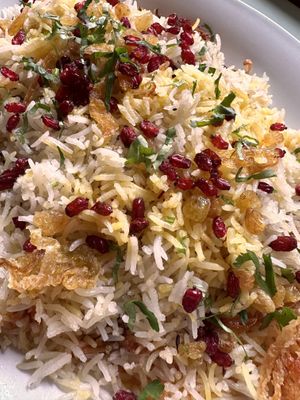 Jackfruit Berry Pulao  at Permit Room in Brighton