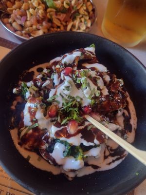 Spinach Chaat, please order! at Permit Room in Brighton