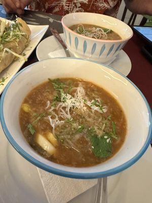 Tom yum soup  at Spice Curry in Funchal