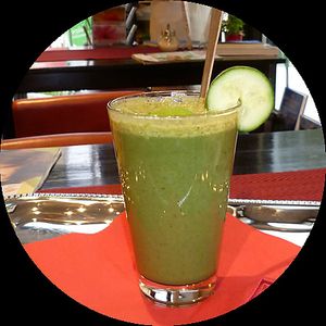 Our smoothies for high-energy-high-quality-days :)) at Biomarkt Biodelikat in Bad Toelz