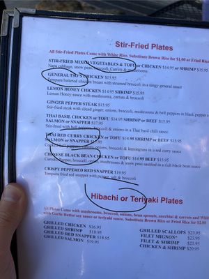 Menu items that can be made vegan  at Soba Sushi and Noodles in Weaverville