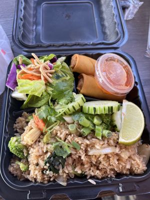 Vegan fried rice   at YuThaiPa in Yucaipa