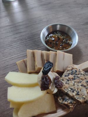 Little cheese plate at PlantLab in Hoi An