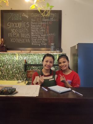 Nice staff at PlantLab in Hoi An