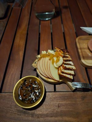 Cheese platter at PlantLab in Hoi An