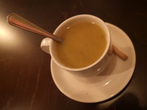 Soupe 'amuse-bouche' at Zus en Zo in Bocholt
