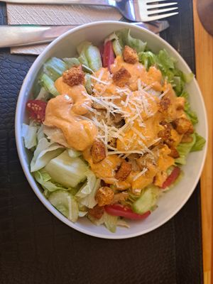 Caeser salad at Corgi's Cafe in Sofia