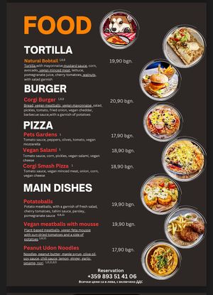   at Corgi's Cafe in Sofia