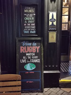 Entrée at Milnes Bar in Edinburgh