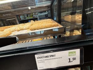 vegan börek (spinach)  at backWERK in Erfurt