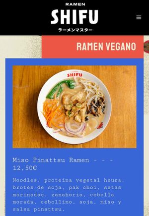 Ramen at Ramen Shifu in Tenerife