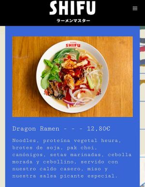 Ramen at Ramen Shifu in Tenerife