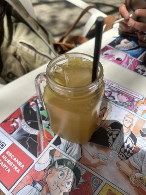 Honey, ginger lemonade   at Ramen Shifu in Tenerife